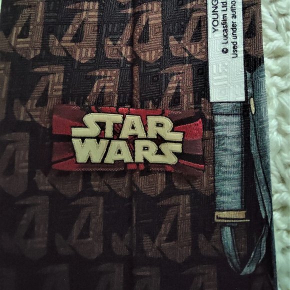Star Wars/Ralph Marlin~Young Anakin/Luke Skywalker Novelty/Graphic Neck Tie - Picture 4 of 6
